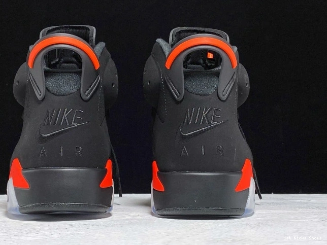 1st Kicks Retro Air Jordan 384664-060 OG Black Infrared 6 0722